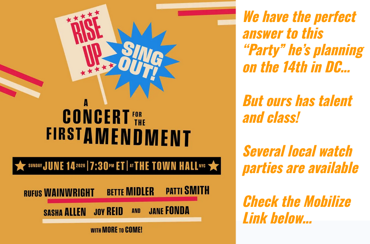 First amendment party June 14