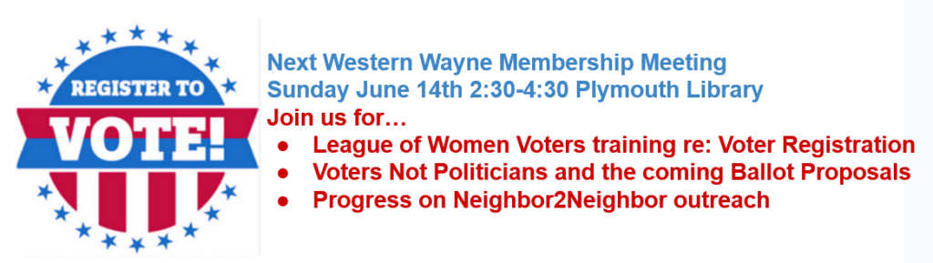 Next meeting June 14th 2:30-4:30 at Plymouth Library