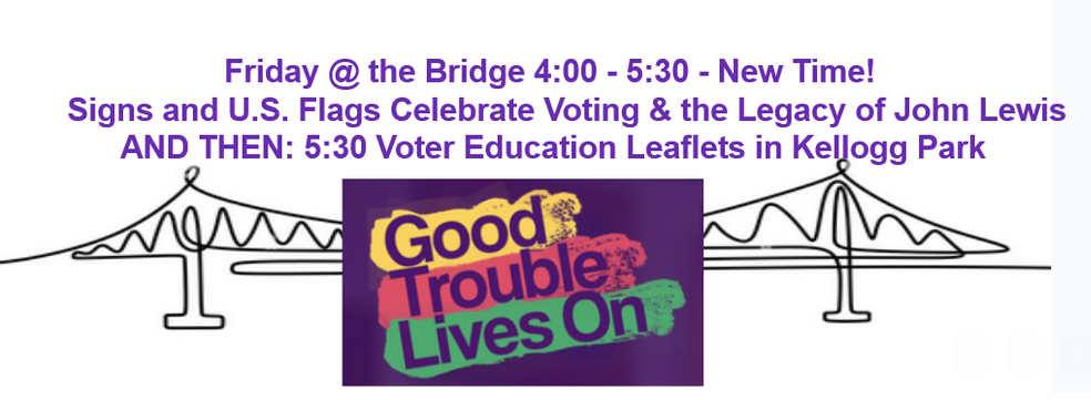 Next bridge event Friday, July 24, 4-5:30 pm